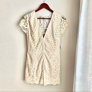 Country Lace Romper